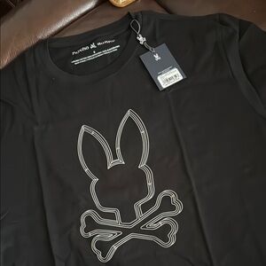 Psycho Bunny Black Graphic Tee